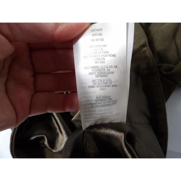 Linea Louis Dell Olio Womens 18W Faux Suede Cardigan Brown Old Money Lined Quiet - Picture 10 of 13